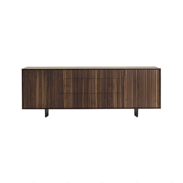 Wood Slat Sideboard